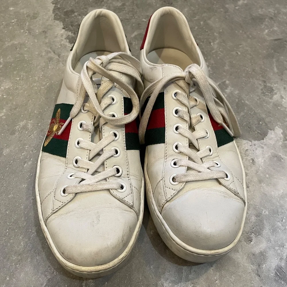 Gucci Ace Bee leather mens 6